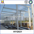 Prefabricated steel structure car parking shed design
